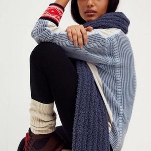 Free People Chalet Cozy Cable Knit Sweater Size XS